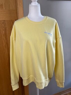 Wilo Men's Crewneck Sweatshirt in Pale Yellow